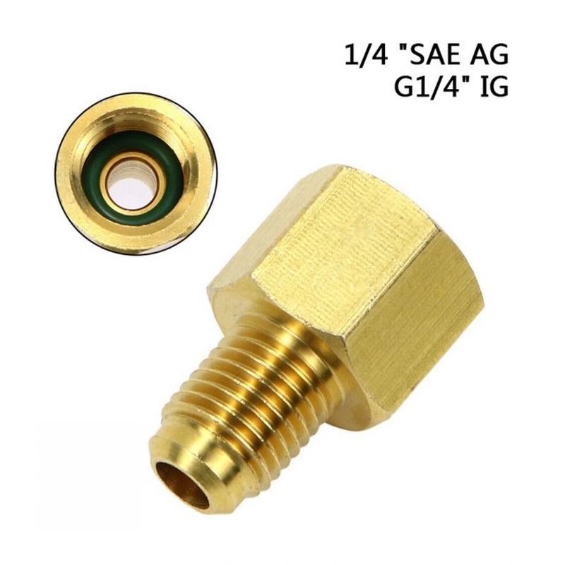 Brass Support 1/4'' SAE AG To G1/4'' IG Nitr
