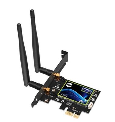 Dual Band PCI Express WiFi Card Gigabit for  AX200 2.4G/5Ghz