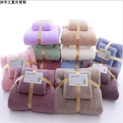 cotton bath towel set face hand washcloths towels hotel