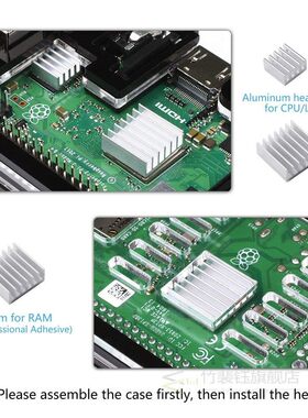 Raspberry Pi 4 Case 9 Layers Acrylic Box Case Shell Cover Wi