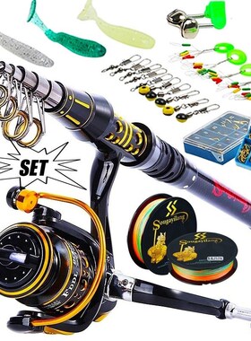1.5-2.7m Fishing Rod and  DC3000 Series Spinning Reel Combo