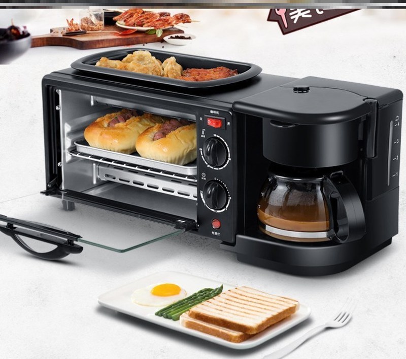 multifunctional three-in-one breakfast machine/oven/ coffee