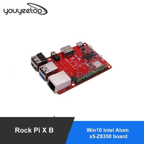 ROCK PI X Model B Win10 Intel Atom x5 Z8350 single board co