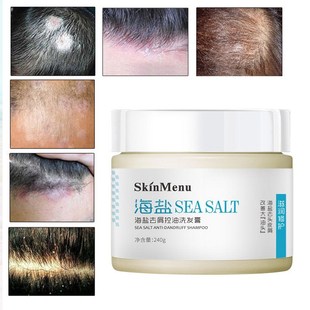 Sea Salt Anti-Dandruff Shampoo Cream men women Hair Scalp