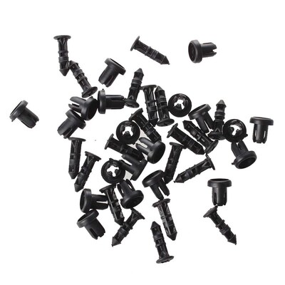 DSHA New Hot 20 pcs 9mm Hole Push In Expanding Screw Panel s