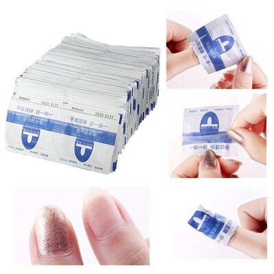 10Pcs Gel Lacquer Nail Polish Foil Easy Remover Cleaner Wrap