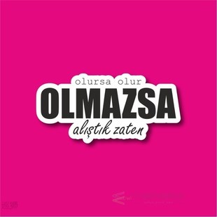 Al??t?k Already Laptop and Phone Sticker-Decal max.8cm