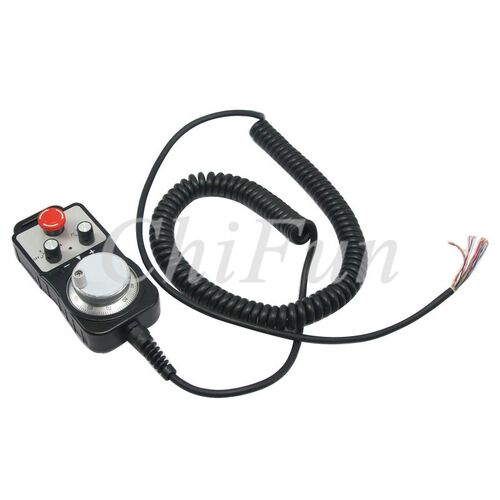 Hand hold box with pulse stop and enable switch 4 axis numer