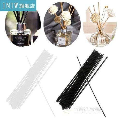 50Pcs 30cmx3mm Fiber Sticks Diffuser Aromatherapy Volatile R