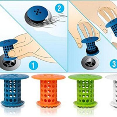 Bathroom Drain Hair Catcher Bath Stopper  Sink Strainer Filt
