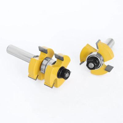 Durable 2pcs Router Bits Hook Shear Angles Milling Woodworki