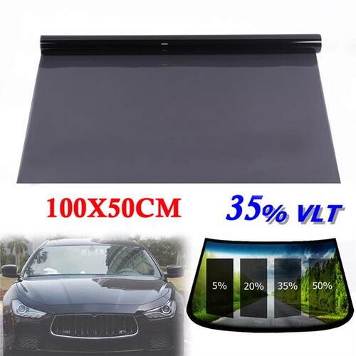 100*50cm niversal Auto Car Dark Black Car Window Tint Film G