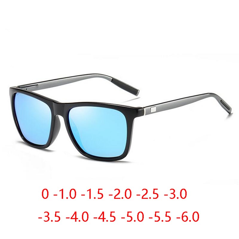 Colorful Myopia Lens Sunglasses Men Polarized Aluminum Magn