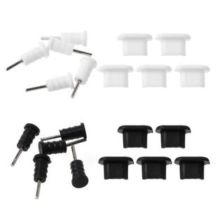 10 Sets Charging Port Micro USB Plug Protection 3.5mm Earpho