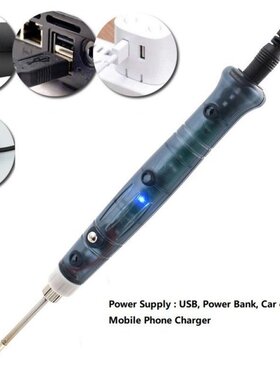 USB Soldering Iron Electric Heating Tools Rework With Indica
