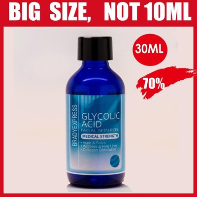 NEW 70% GLYCOLIC ACID Chemical Peel Kit Medical Grade