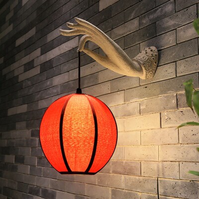 Creative new Chinese Wall Lamps living room teahouse corrido
