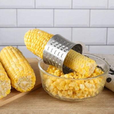 Corn Peeler Cob Thresher 304 Stainless Steel Corn Cutter Pee