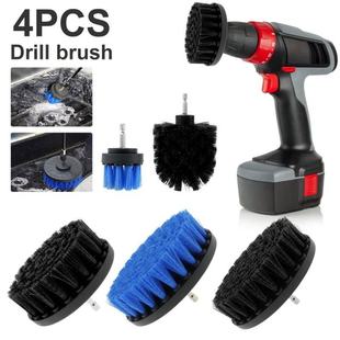 4Pcs/Set Electric Scrubber Brush Drill Brush Kit Plastic Rou