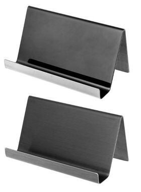 Stainless Steel Business Card Holder Mobile Tablet Computer