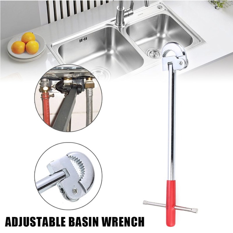 11inch Durable Plumbing Tool Telescopic Basin Wrench Sink S
