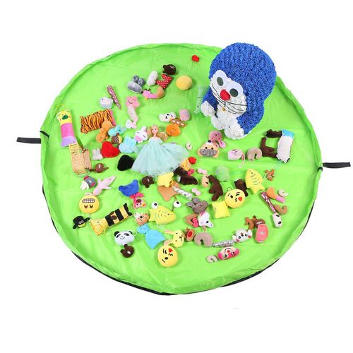 New Portable Children's Toy Storage Bag and Play Mat Leg