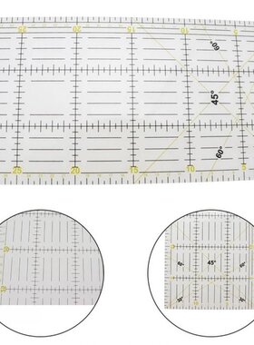 15*30cm Sewing Patchwork Feet Tailor Yardstick Cloth Cutting