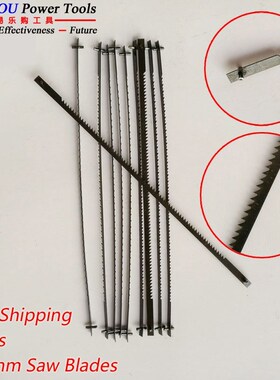 10 Pieces 130mm Scroll Saw Saw Blades With 18Tpi and 24Tpi