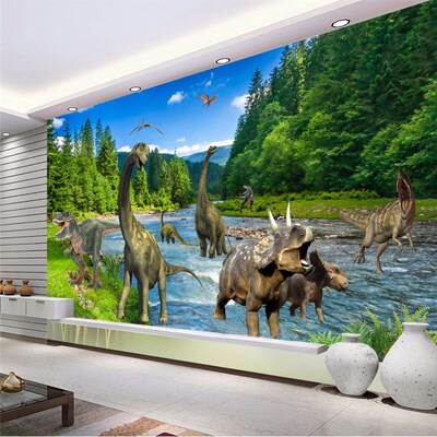 beibehang Large cartoon wallpaper bedroom children's room d
