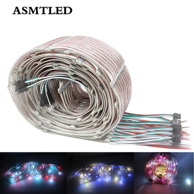 50-500pcs  DC5V WS2812B Pre-soldered on Heatsink 5050 RGB Ad