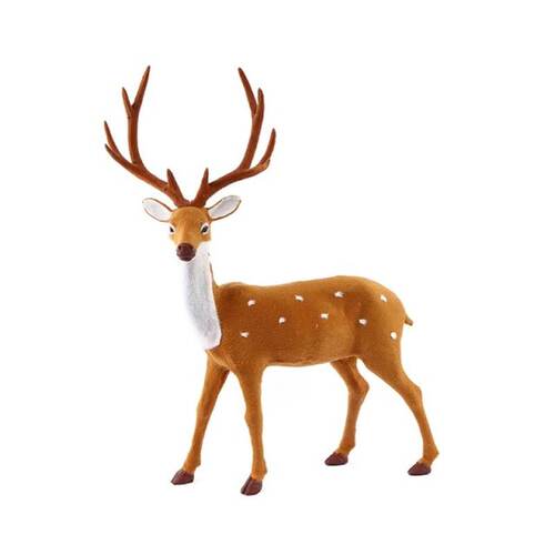 15/20/25/30/35cm Simulation Plush Reindeer Christmas Deer Xm