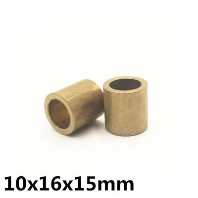 10pcs 10x16x15 mm FU-1 Powder Metallurgy oil bushing porous