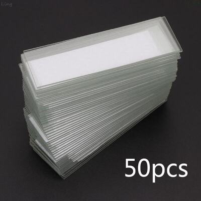 50Pcs 1mm Thickness Cavity Glass Coverslips Single Concave M