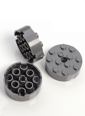 100pcs/lot Kennie 4x4x2 Round Brick Strap Hole board Plate 2