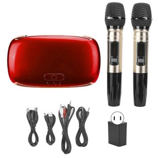 100?240V K8 USB Karaoke Machine Wireless Bluetooth Sound Ca