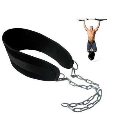 nylon dip belt back support belt for weight lifting power li