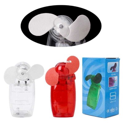 Portable Mini Pocket Fan Cool Air Hand Held Battery Travel H