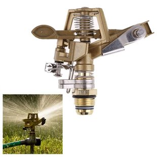 Garden Sprinklers Alloy 360° Adjustable Automatic Rotati
