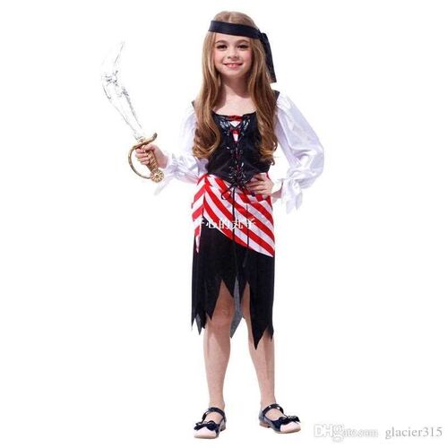 Story Kid's Pirate Cosplay Costume Girls Pirate Gir