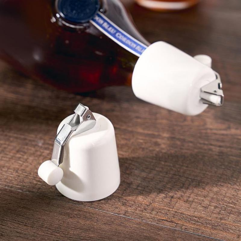 Press-type Vacuum Red Wine Bottle Cap Stopper Reusable ABS S