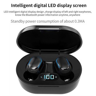 E7S Wireless Earphones Bluetooth Noise Cancelling LED Displ