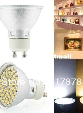 New 5W 60 SMD LED GU10 Spot Light Bulb Warm White Aluminum c
