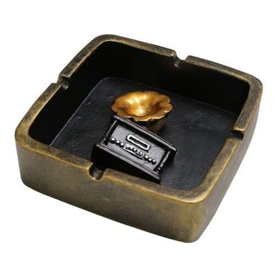 Nordic Style Creative Phonograph Shape Resin Ashtray Vintage