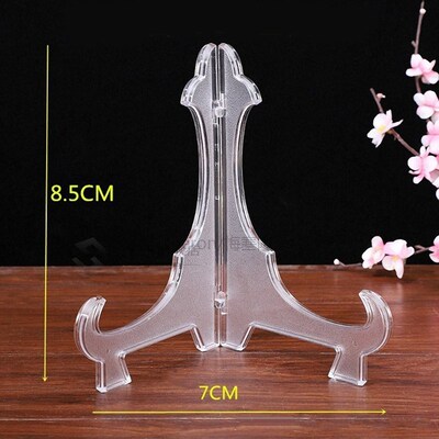 Easels Plate Holders Transparent Display Dish Stand Rack Wed