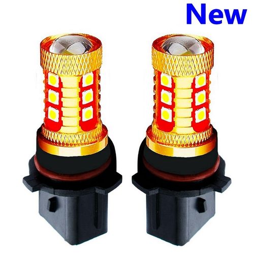 2PCS New P13W PSX26W Super Bright 15 SMD 3030 LED Auto Front