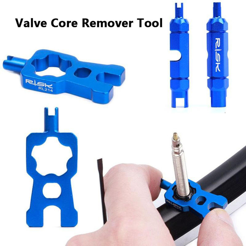 4 In 1 Bike Valve Core Wrench and Presta Tire Valve caps Bic