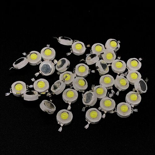 50pcs LED 3 W Diode HIgh Power Beads 3Watt White Light Emit