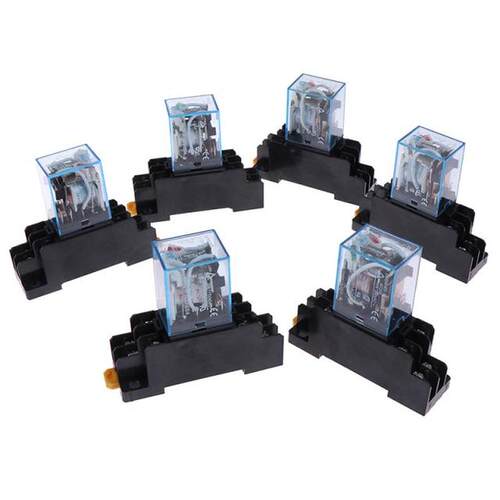 AC / DC LY2NJ 10A 8PIN Coil Power Relay DPDT HH62P HHC68A-2Z