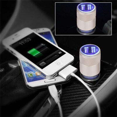 CARPRIE Dropshipping 2.1A/24W 2-port smart usb quick car cha