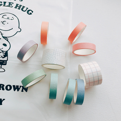 SIXONE 10 Roll Sweet Macarons Color And Paper Washi Tape Set